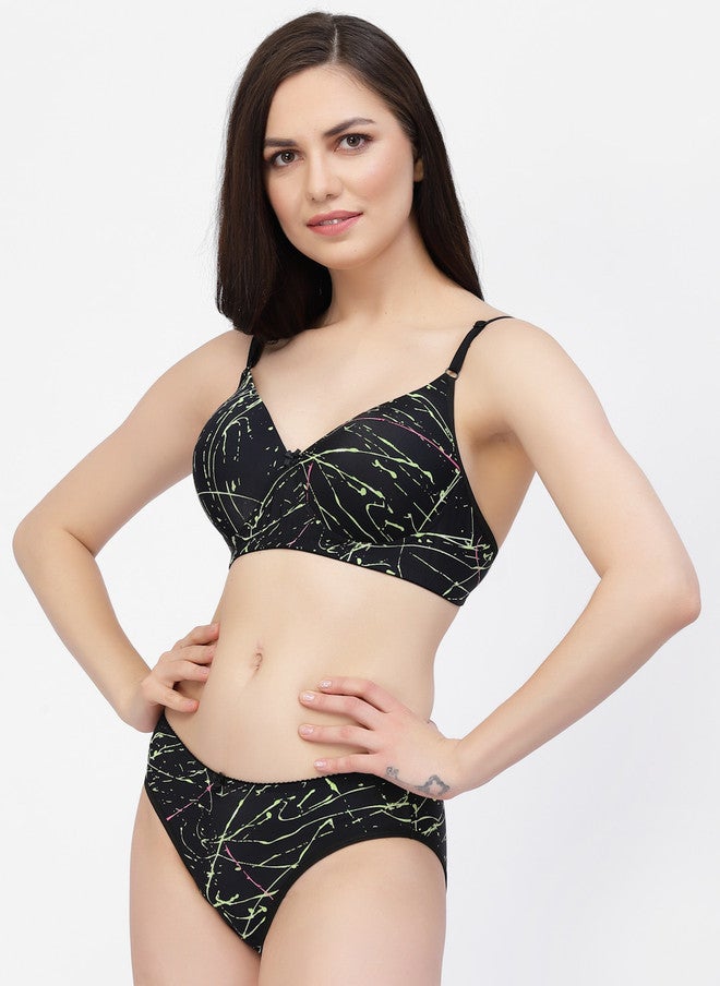 CUKOO Printed Lingerie Set - Image 2